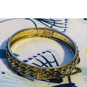 Elegant Gold and Silver Bracelet